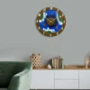 Handmade Printed Acrylic Wall Clock for Home Office Decoration 16in  RK80