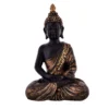 Polyresin 27x27cm Sitting Buddha idol for Home Hotel Garden Office R-B5