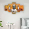 Buddha set of 5 framed 24×50″ wall paintings to Decor Home Hotel Office B13