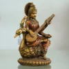 Bronze Mata Saraswati ji idol to decorate Home Hotel Office Garden BZ-SRWT1