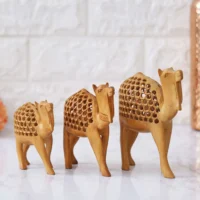 Handcrafted Wooden Camel Replica for Home Hotel office living room W-CML1