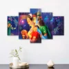 Decor Home Radha Krishna Wall Painting for Hotel | Office | Living Room-k9