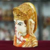 Decor Home Marble Dust Ganesha Face Statue | multicolor | 25x15cm Art-MG4