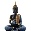 Polyresin 27x27cm Sitting Buddha idol for Home Hotel Garden Office R-B12