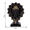 Polyresin 27x27cm Sitting Buddha idol for Home Hotel Garden Office R-B3