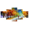 Modern Art Wall Painting 25×50″ set of 5 painting for Home Office Gift-RK23