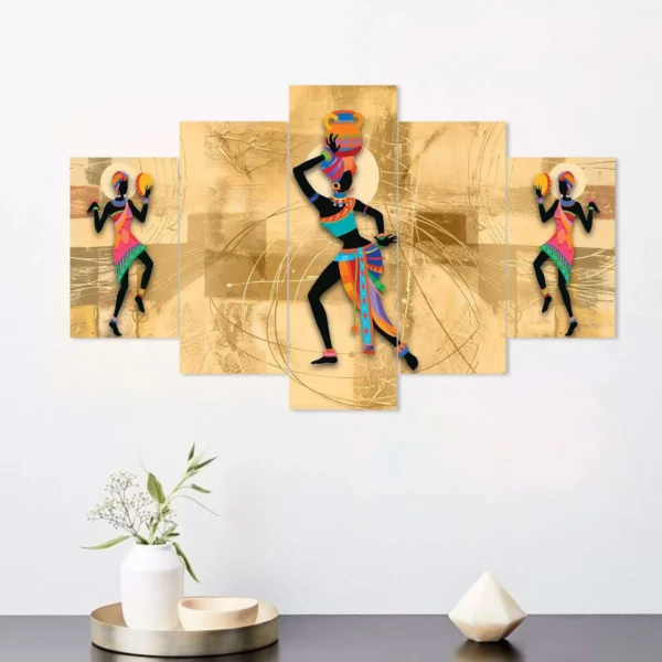 dancing-villagers-digital-wall-painting