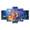 Decor Home Radha Krishna Wall Painting for Hotel | Office | Living Room-k1