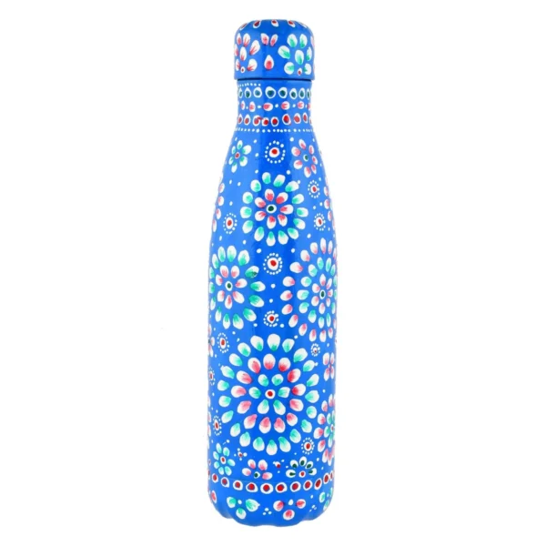 Hand Crafted Premium Aluminum Water Bottle 27×7cm multicolor reusable AB1