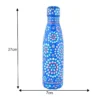 Hand Crafted Premium Aluminum Water Bottle 27×7cm multicolor reusable AB1