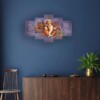 Decor Home Krishna 24x50in Wall Painting for Hotel | Office | Living Room Office RK17546 Ganesha Wall Painting for Decoration