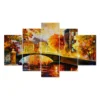 Modern Art Wall Painting 25×50″ set of 5 painting for Home Office Gift-RK29