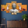 Decor Home Krishna 24x50in Wall Painting for Hotel | Office | Living Room Office BRK