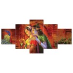 Decor Home Radha Krishna Wall Painting for Hotel | Office | Living Room-k17540 Decor Home Radha Krishna Wall Painting for Hotel | Office | Living Room-k17540