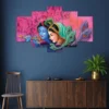 Decor Home Radha Krishna Wall Painting for Hotel | Office | Living Room-k9