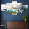 Modern Art Wall Painting 25×50″ set of 5 painting for Home Office Gift-RK44