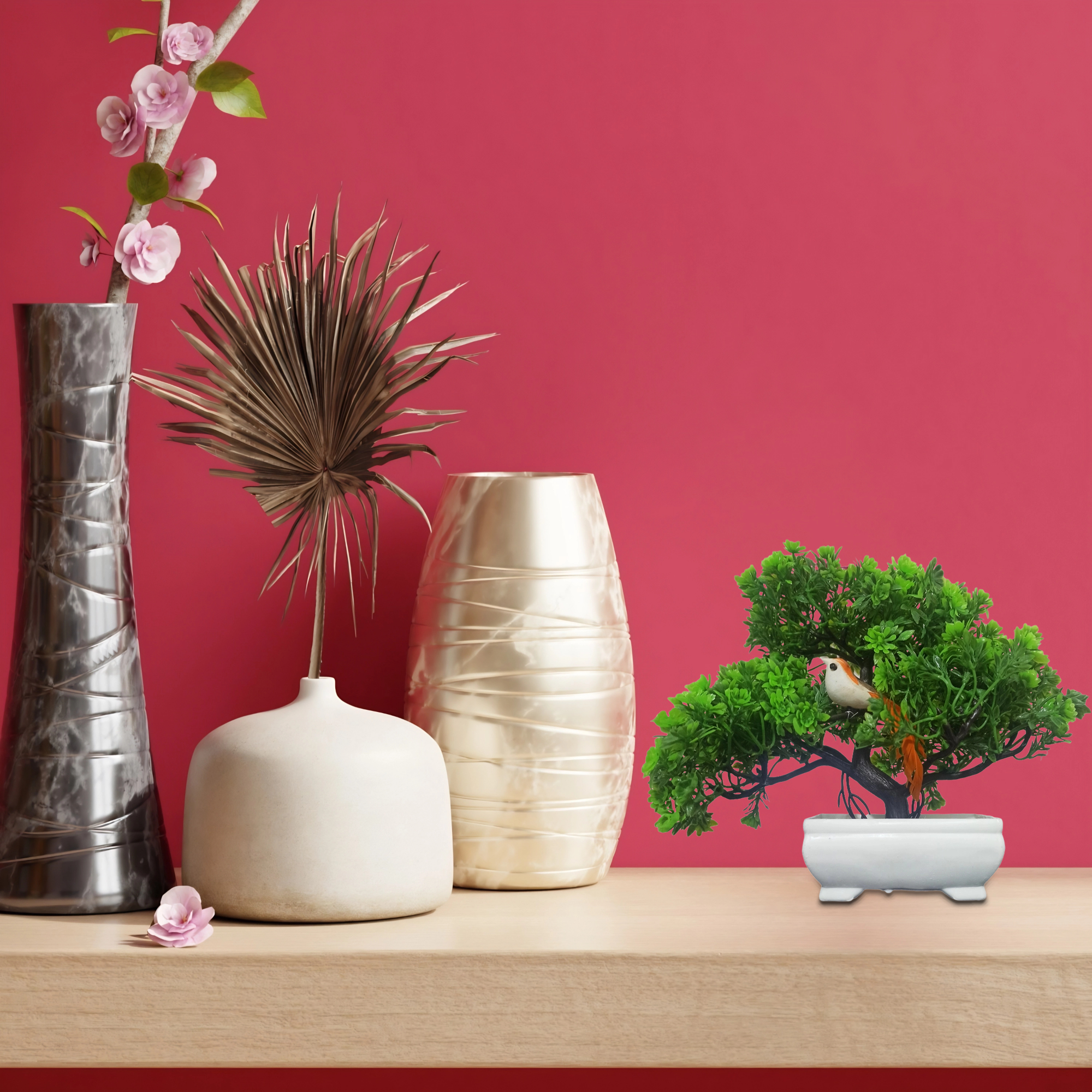 Decor Home Craft 1 Pc Designer Garden Artificial Bonsai Tree with Pot for Room , Living Room , Office, Table Decoration (7.5 inch/ 19.05 cm) Decor Home Craft 1 Pc Designer Garden Artificial Bonsai Tree with Pot for Room , Living Room , Office, Table Decoration (7.5 inch/ 19.05 cm)