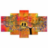 Decor Home Bird Pair 17x30in Wall Painting for Hotel | Office | Living Room-Bd17582