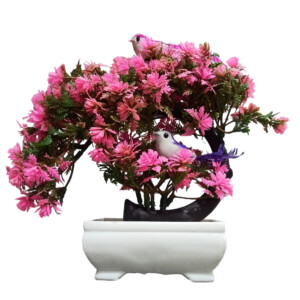 artificial bonsai plant C-Type Pink